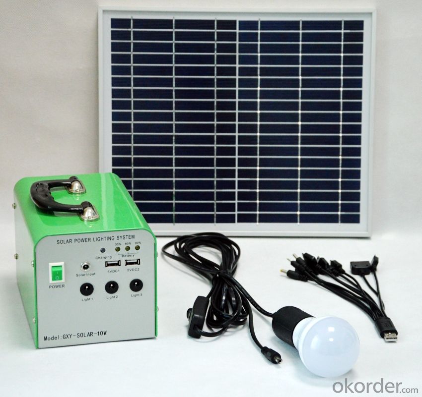 20W Solar System Solar power generation system Solar charging system Solar power lighting