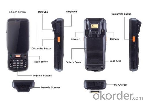 Samsung S7898 Dual Core 1.0GHz IP65 Rugged Handheld PDA