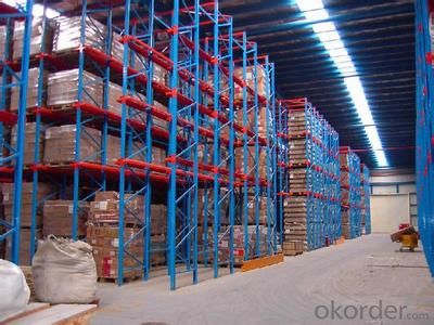 Drive-in Racking System for Warehouse Storage