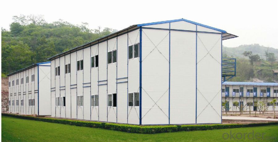 Sandwich Panel House China One Story Flat Top