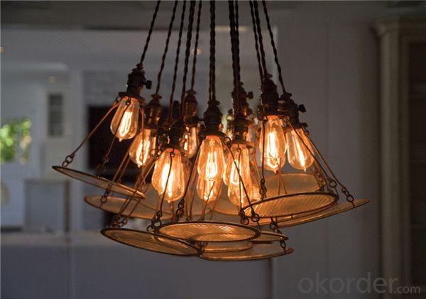 A19 Decorative Pendant Light Vintage Industrial Style Edison Bulb