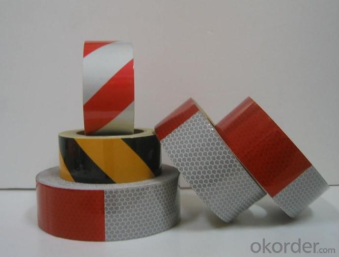 PVC honeycomb Warning Reflective Tape for Truck Light Highway Safety