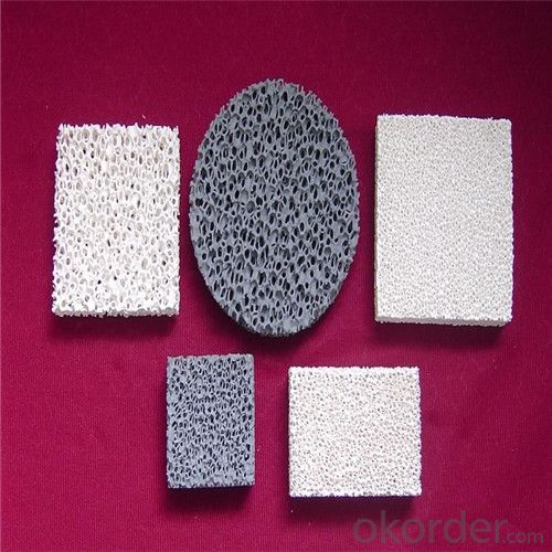 Ceramic Foam Filter Type And Alumina Ceramic Material Ceramic Filters