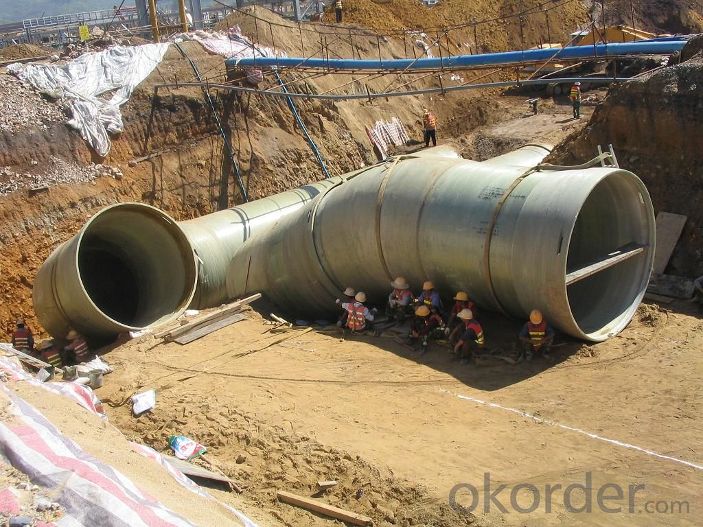 FRP/GRP Pipe Used for Water Treatment High Pressure