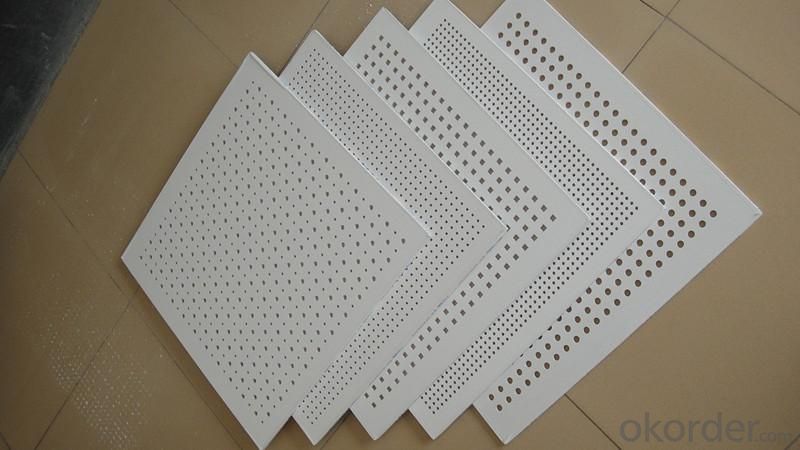 Gypsum  Board  Good  Quality  Low  Price Acoustic Perforated