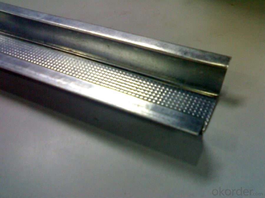 Galvanized Profiles  for Dry Wall Galvanized Profiles