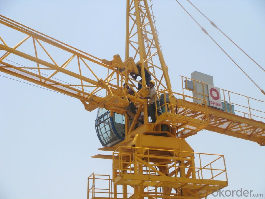 Overseas Engineers Available QTZ63 5010 Widely Used Tower Crane 5ton