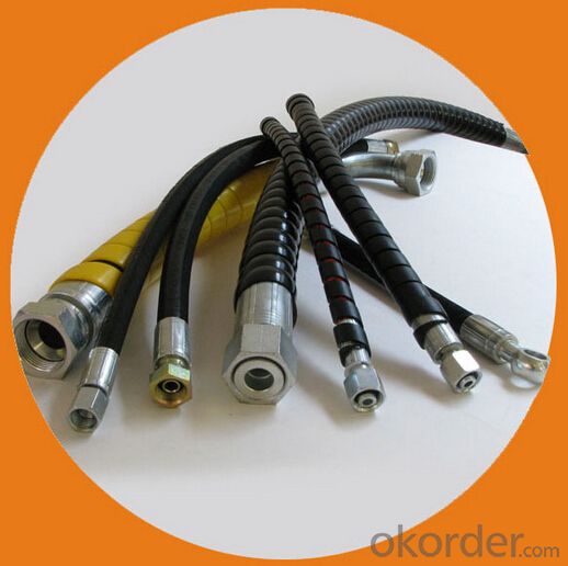 High Pressure Steel Wire Spiral Rubber Hydraulic Hoses SAE 100R12