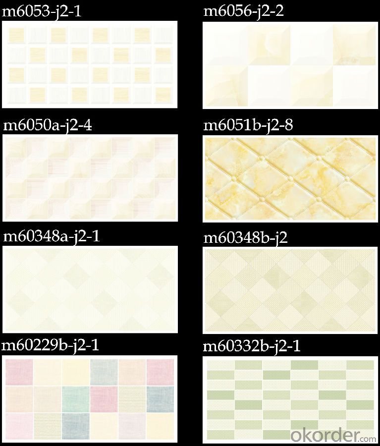 Interior Glazed Ceramic Wall Tile for kitchen and bathroom