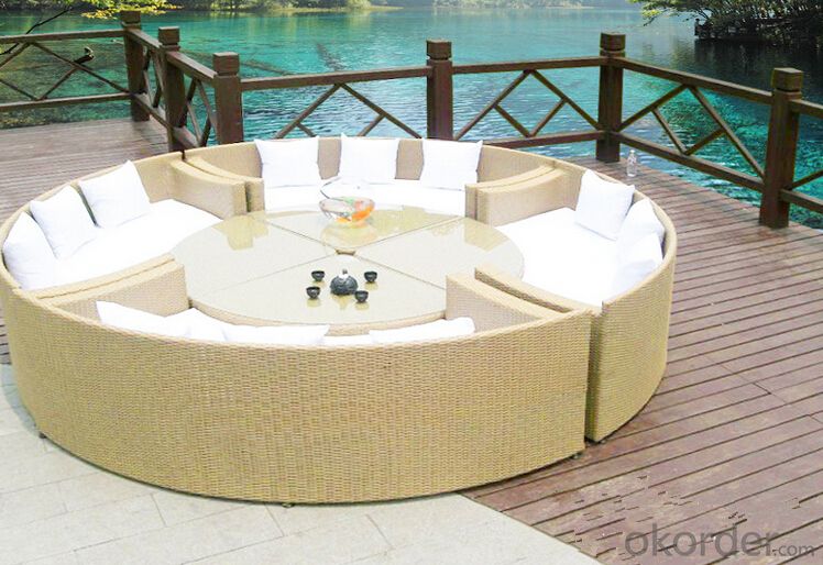 Outdoor Furniture Sofa Sets PE Rattan CMAX-WD0011
