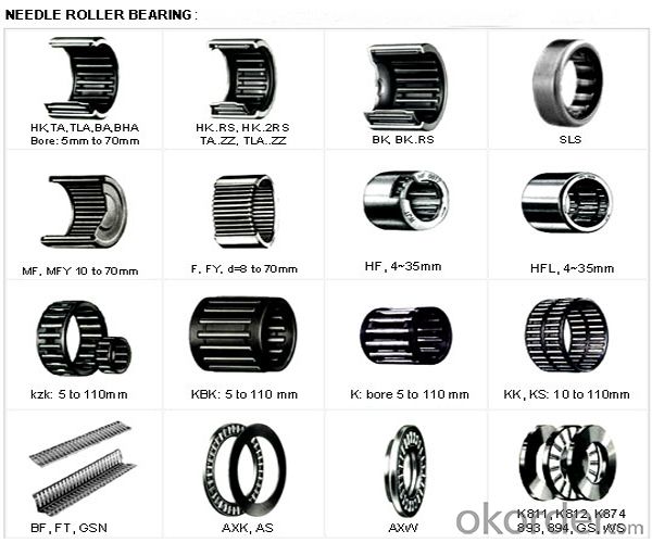 HK 2820 Drawn Cup Needle Roller Bearings HK Series High Precision