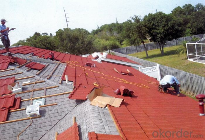 Galvanized Colorful Prepainted Metal Roof Tile