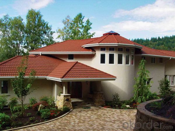 Stone Coated Metal Roof Tile of Classical Type