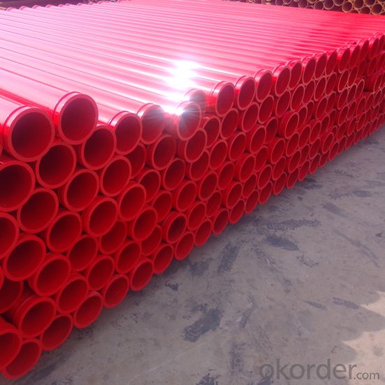 Seamless Concrete Delivery Pipe with Weld Flange End