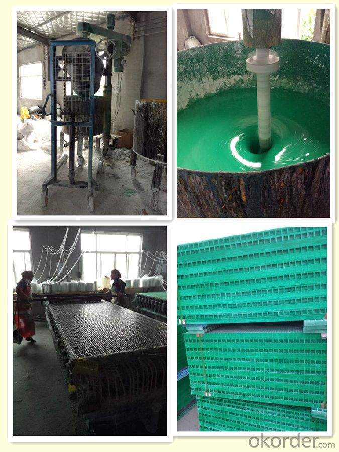 Corrosion Resistant and Fire Resistant FRP Grating with Modern Shape