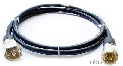 Jumper cable 1/2 Superflex DINM-DINM for Telecommunication