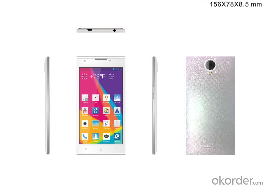 5 inch  IPS QHD Smartphone 540*960 SC7731 4 core 1.2GHz