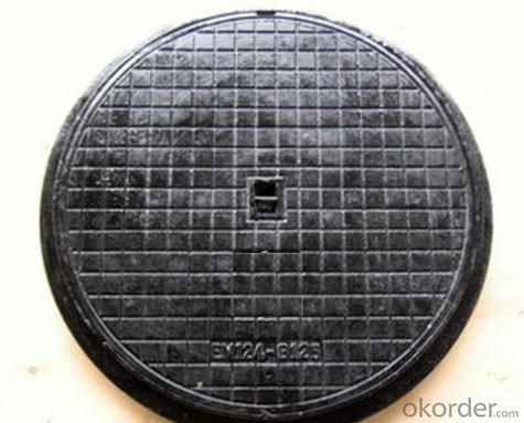 Manhole Cover with Ductile Iron Heavy Duty Round