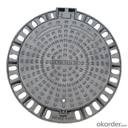 Manhole Cover BSEN 124 Sanitary Sewer Round of SMC Composite Material