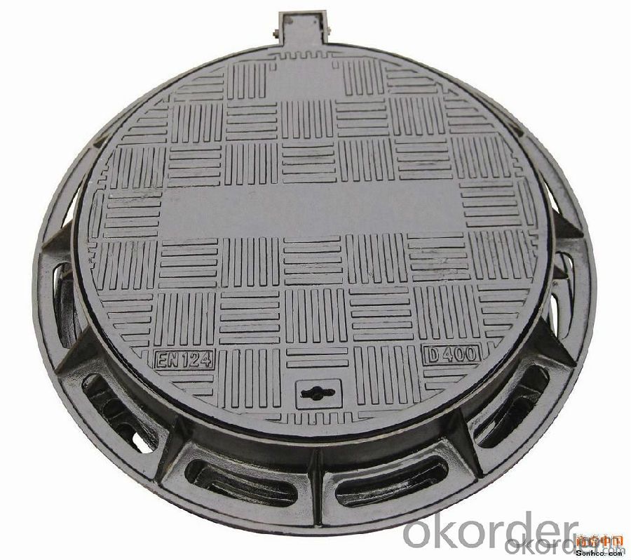Manhole Cover Ductile Cast Iron  D-400 on Sale