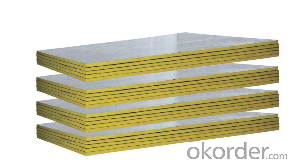 Exterior Wall Centrifugal Glass Wool Insulation Board
