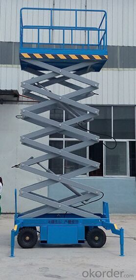 hydraulic platform of scaffolding for repairing in aerial work