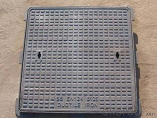 Manhole Cover 850*850*100 Ductile Iron ED124 D400