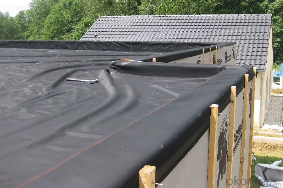 EPDM Coiled Rubber Waterproof Membrane for Big Pond