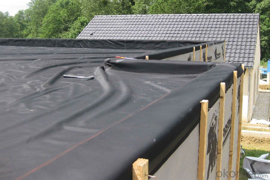 EPDM Coiled Rubber Waterproof Membrane for Roofing Area