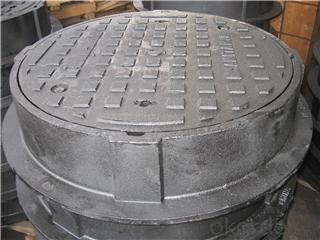 Manhole Cover Square Base with Round on Sale