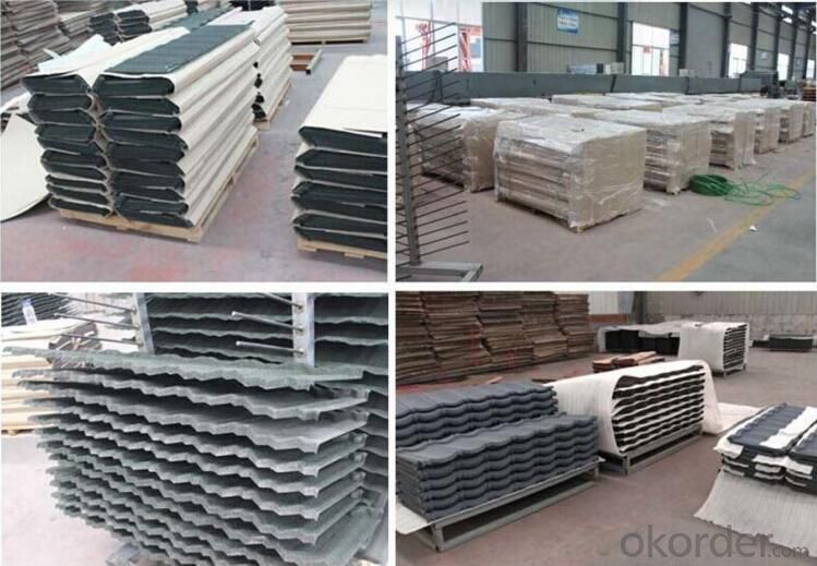Decorative Water Proof Stone Coated Metal Roofing Sheets