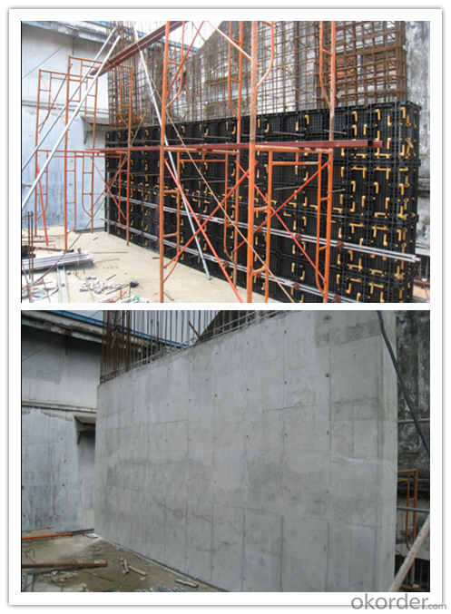 reusable wall panels for concrete construction
