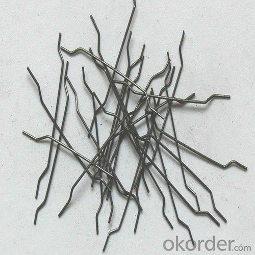 Melt Extracted Steel Fibers for Concrete Reinforcement Hooked end