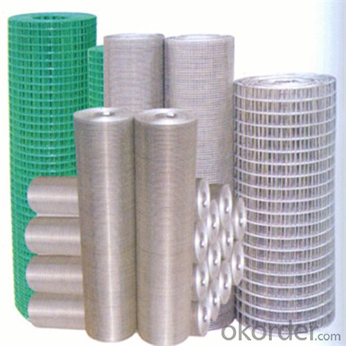 Welded Wire Mesh Greem PVC Coated Welded Wire Mesh From 0.2 to 7mm
