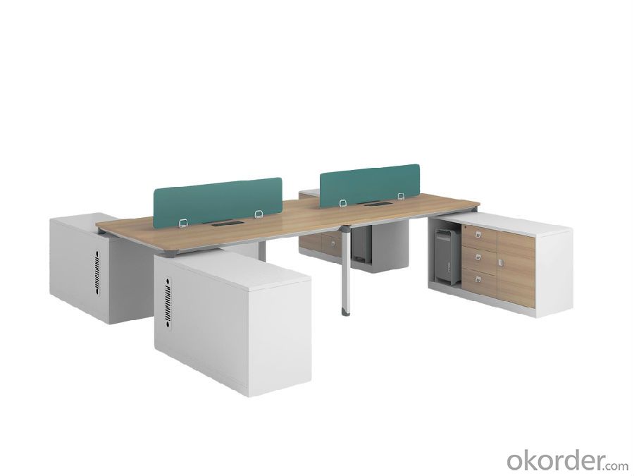 Four People Office Furniture Work Station