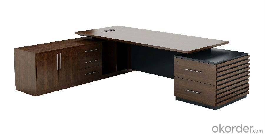 Office Table Sets MDF Board Material Modern Design