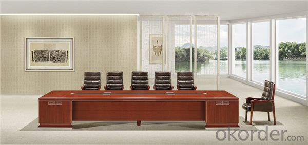Office Conference Table with Vaneer Painting