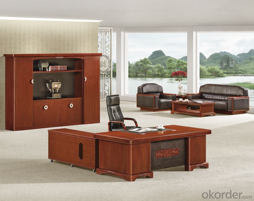 Office Executive Desk with Vaneer Painting