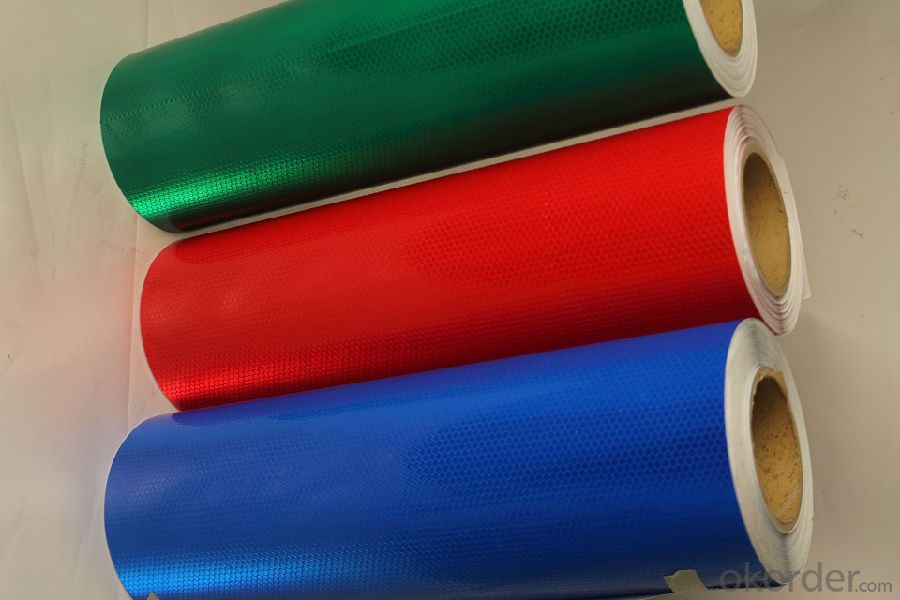 Plain Colorful PVC Reflective Printing Material