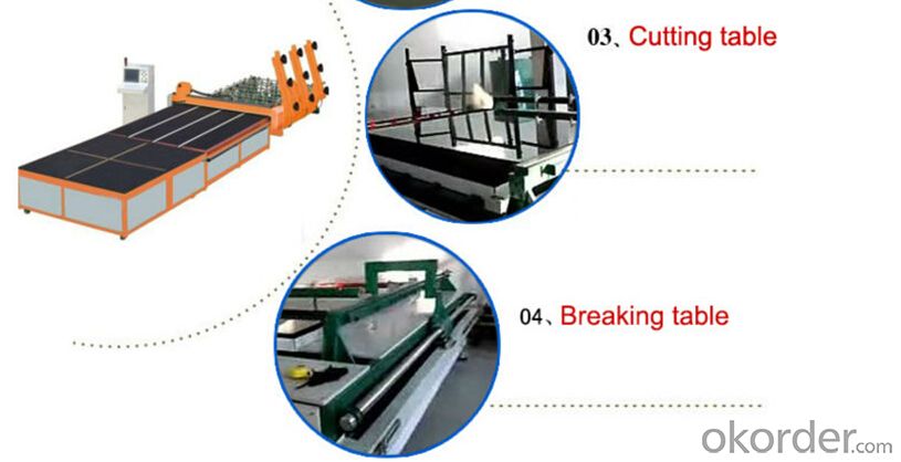 2015 Full and Semi automatic glass cutting machine for Bulk Glass Cutting
