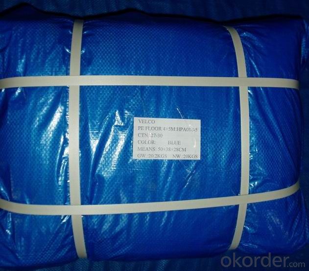 blue/orange covering PE tarpaulin Truck Cover Plastic canvas Tarpaulin Waterproof Protective