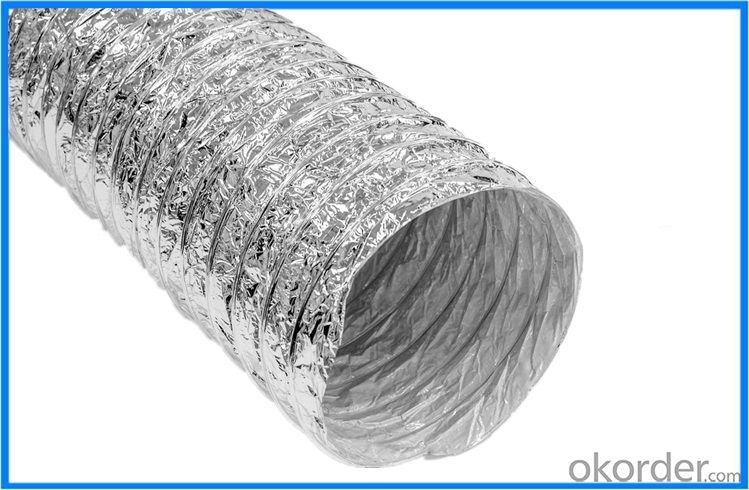 Double Layer Aluminum Flexible Duct for Air Conditioning Refrigeration