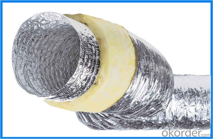Air Conditioning Fire Resistant Double Layer Aluminum Flexible Duct