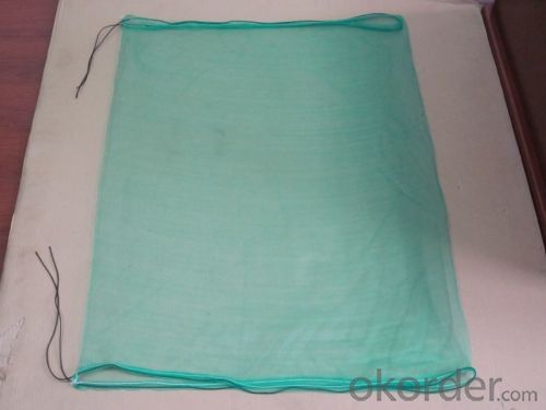 HDPE Good Quality Mono Mesh Date bag Green Color