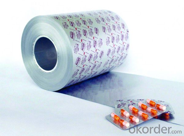 Pharmaceutical Aluminum Foil Lids with Heat sealing lacquer for medical tablet Packaging