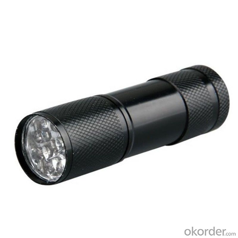 LED waterproof Aluminum alloy 3w UV 395nm torch flashlight