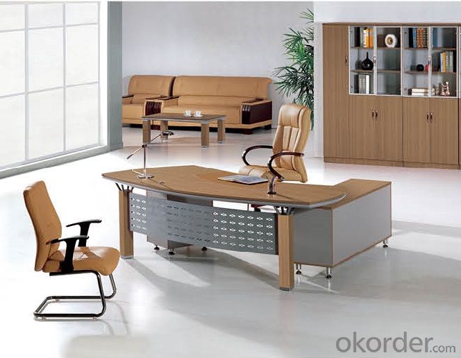 Office Executive Desk with Environmental Material