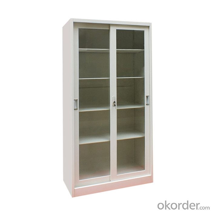 Office Furniture School Locker Glass Double Door Laboratory