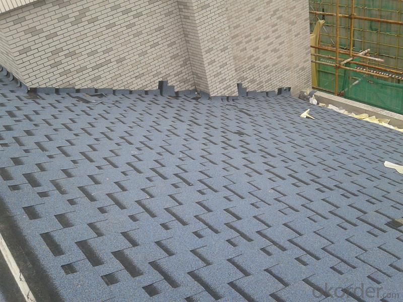 Asphalt Shingles / Colorful Bitumen Roofing Tile