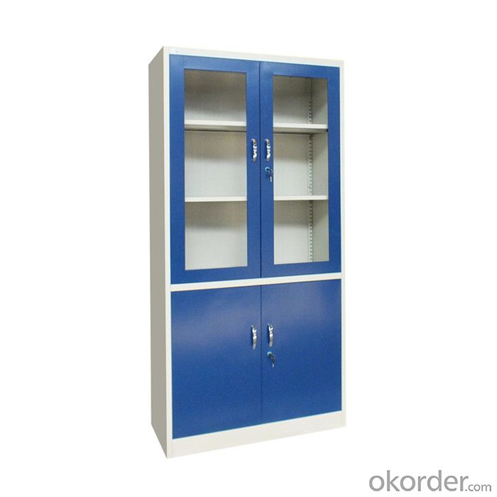 Steel Filing Cabinet with Glass Swing Door  Steel Office Furniture CMXA-FC02